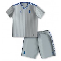 Camisa de time de futebol Everton Amadou Onana #8 Replicas 3º Equipamento Infantil 2023-24 Manga Curta (+ Calças curtas)